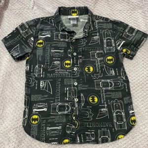 Batman button down shirt.